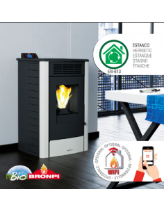 ESTUFA DE PELLET RITA 9 KW...