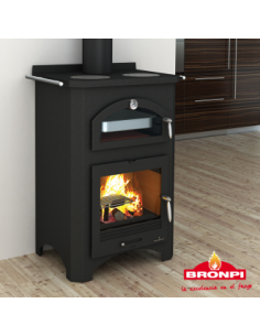 ESTUFA MONZA 9 KW CON HORNO