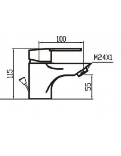 MONOMANDO LAVABO JET 2
